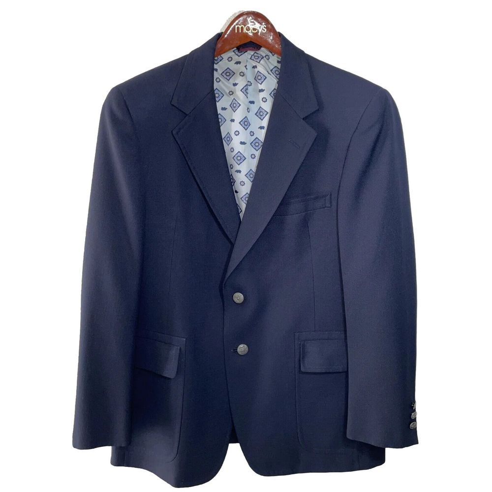 HART SCHAFFNER MARX WOLF BROTHERS JACK NICKLAUS Wool Suit 42 R (EU 52)